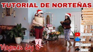 TUTORIAL DE NORTENAS NEW GIVEAWAY  VLOGMAS DAY 6 🎄 [upl. by Asiluy]