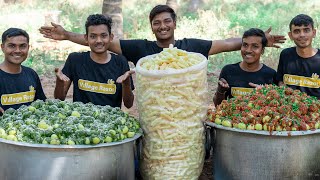 200 KG BHUNGLA BATAKA  Bhavnagari Bataka Recipe  50K Subscribers Special  Village Rasoi [upl. by Romalda974]