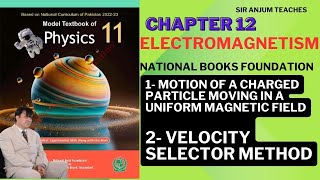 Motion of Charged Particle in Magnetic Field amp Velocity Selector Physics 11Ch 12 Electromagnetism [upl. by Micaela]