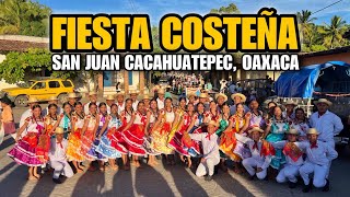 Calenda de la “FIESTA COSTEÑA” en San Juan Cacahuatepec Oaxaca [upl. by Silda]