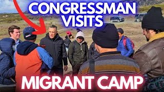 Congressman Darrell Issa Visits Migrant Camp Jacumba California [upl. by Aneej]