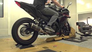 Two Brothers Racing  2015 Yamaha R3 Full Exhaust System [upl. by Dur]