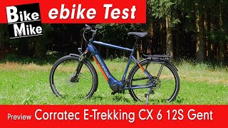 Das neue eBike  Corratec EPower Trekking CX6 12S Gent  Einmal ausführlich vorgestellt [upl. by Hernandez988]