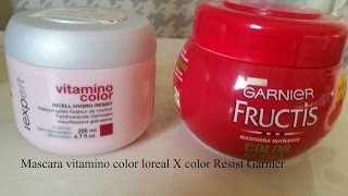 Mascaras vitamino color loreal e color resist Garnier [upl. by Denten]