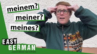 How to Remember Possessive Article Endings  Super Easy German 225 [upl. by Ahtelat]