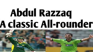 Abdul Razzaq prolific career records  The Best all rounder of 2000s [upl. by Kassia]