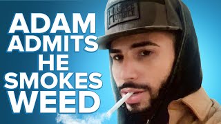 Adam Saleh Admits He Smokes WEED [upl. by Yrbua]