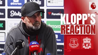 Klopp’s Reaction  Merseyside Derby Defeat  Everton 20 Liverpool [upl. by Lonna283]