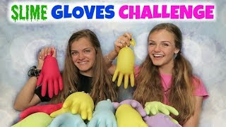 Slime Gloves Challenge  Jacy and Kacy [upl. by Anitac]