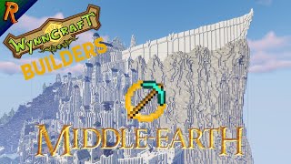 Wynncraft Builders visit MiddleEarth recreation in Minecraft [upl. by Reivax]