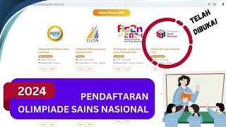 Cara Daftar OSN SMP 2024 LENGKAP Pendaftaran OSN 2024 [upl. by Jimmy209]