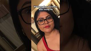 Face fat loss transformation   weight loss  fatloss weightloss weightlosstransformation [upl. by Dylane]