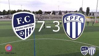 MERCREDI 24 MAI COUPE DU VAL DOISE U18F DEMIFINALE FC FRANCONVILLE  CERGY PONTOISE FC LES BUTS [upl. by Ryon]