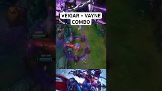 VEIGAR  VAYNE COMBO 😱 LEAGUE OF LEGENDS shorts [upl. by Seerdi]