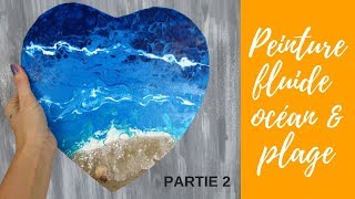 PEINTURE FLUIDE  Tuto débutant  acrylic pouring facile  PARTIE 2 [upl. by Flagler]