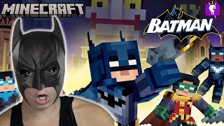 Minecraft Batman Mr Freeze Battle on HobbyFamilyTV [upl. by Hadsall]