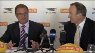 Bankwest signs with West Coast Eagles [upl. by Inaflahk]