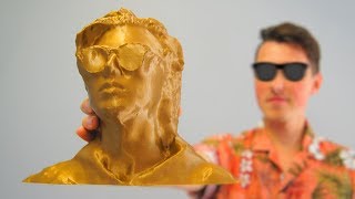 3D Printed Human Head  3D Scanning [upl. by Josephine]