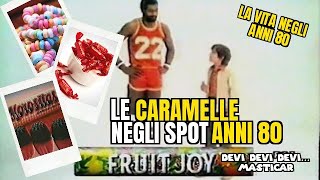 La vita negli anni 80  Fruit Joy Morositas le Rossana Le caramelle negli spot di allora [upl. by Hasin433]