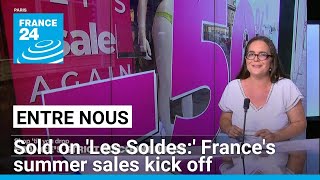 Sold on ‘les Soldes’ France’s summer sales begin • FRANCE 24 English [upl. by Bianka495]