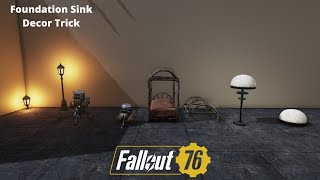 Fallout 76  Foundation Sink Merge Tutorial [upl. by Girard]