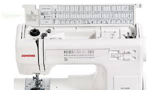 REVIEW 2024 Janome HD3000 Sewing Machine ESSENTIAL details [upl. by Gilcrest586]