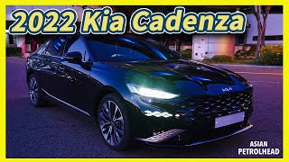 The 2022 Kia Cadenza Review – Night Drive POV Kia K8 Review [upl. by Atazroglam701]