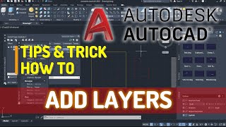 AutoCAD How To Add Layers [upl. by Pate657]