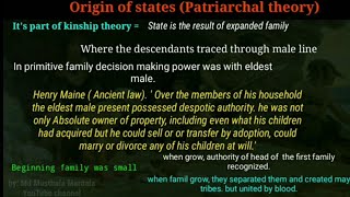 Origin of the states Patriarchal Theory [upl. by Giguere]