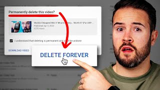 How to Delete a YouTube Video [upl. by Ahsoym]