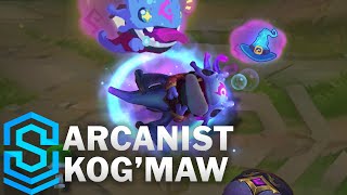 Arcanist KogMaw Skin Spotlight  PreRelease  League of Legends [upl. by Akinaj39]