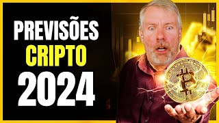 10 PREVISÕES CRIPTO PARA 2024  BITCOIN VAI ROMPER MÁXIMAS [upl. by Kauslick]