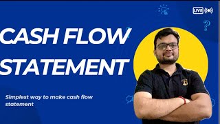 Cash Flow Statement Indirect Method 12th Stud BCOM MCOM BBA MBA UGC NET COMMERCE TGT PGT [upl. by Alehs]