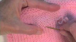 How to Fix a Snag in Knitting [upl. by Esital]