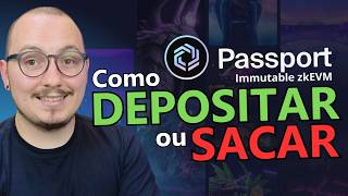 🛑  Como DEPOSITAR ou SACAR da IMMUTABLE PASSPORT  IMMUTABLE zkEVM [upl. by Evol]