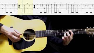 Guitar TAB  Blackbird  The Beatles [upl. by Dawna]