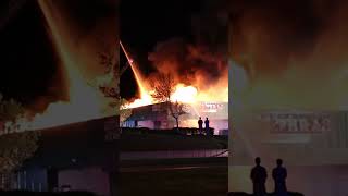 3 Alarm Building Fire in Olathe KS on 41315 Part 1 of 2 [upl. by Etom954]