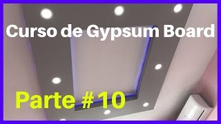 Curso de Gypsum Board parte 10 Cinta de papel para uniones de paneles [upl. by Theron]