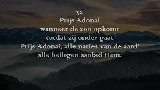 Opwekking met tekst 638 Prijs Adonai [upl. by Parlin]