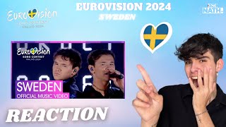 🇸🇪REACTION  Marcus amp Martinus  Unforgattable Sweden Eurovision 2024 [upl. by Lomasi]