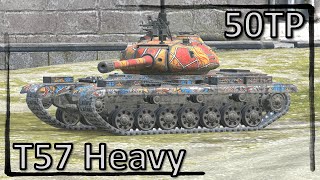 T57 Heavy 50TP  Реплеи  WoT Blitz  Tanks Blitz [upl. by Weldon562]