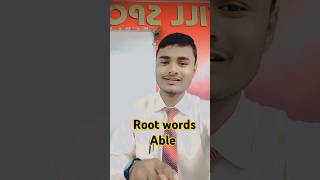 Root words in English language fluent ableenglish root words skill spoken english [upl. by Ajiam930]