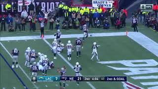 Rex Burkhead Touchdown  Patriots vs Chargers [upl. by Debbi114]