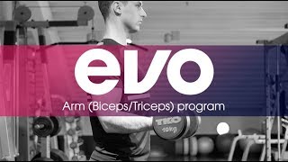 Biceps og triceps treningsprogram  EVO [upl. by Ybsorc]