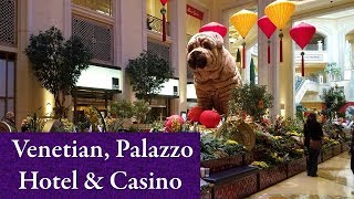 Las Vegas Venetian Palazzo Hotel amp Casino Tour2018 [upl. by Llekcir802]