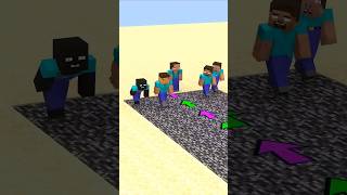 Cross The Road Challenge In Minecraft 🤯 By BigSchoolMinecraft shorts minecraft [upl. by Magdaia685]