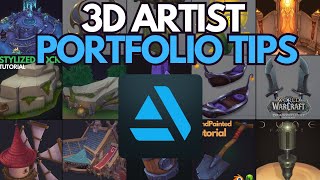 3D Artist Portfolio Tips [upl. by Assirac]