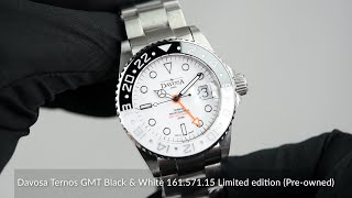 Davosa Ternos GMT Black amp White 16157115 Limited edition Preowned [upl. by Aiuqram]