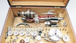 Watchmakers 6mm Lathe Wolf Jahn amp Co Feankfurt [upl. by Suhploda]