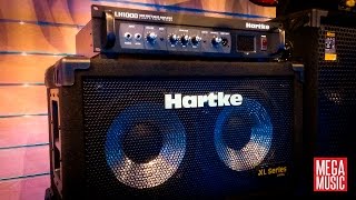 Demo Hartke LH1000 Bass Head amp 210XL Speaker Cabinet [upl. by Nonnahsal761]